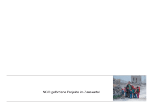 NGO geförderte Projekte im Zanskartal