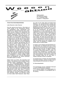 Mitteilungsblatt der Gemeinde Weesen Nr. 44, Dezember 2006