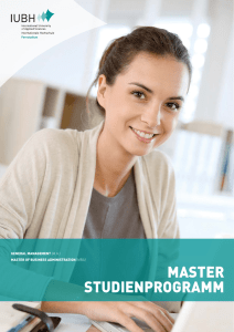 master studienprogramm