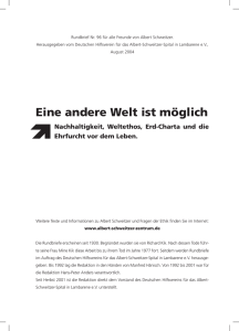 Albert-Schweitzer-Rundbrief 2004