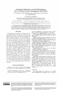 Gemeinsame Präparation von drei Dehydrogenasen und zwei