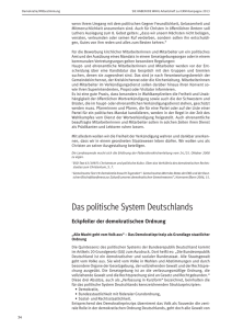 Das politische System Deutschlands - GKR