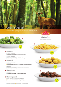WILD 2016 - Bischofszell Nahrungsmittel AG