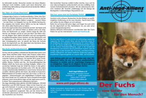 Der Fuchs - Anti-Jagd