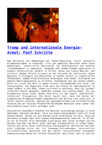 Energie und Wohlstand