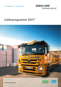 Lieferprogramm 2017