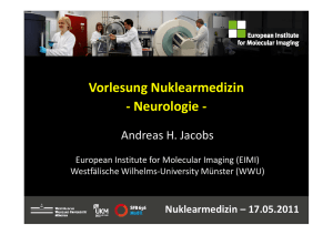 Vorlesung Nuklearmedizin - Neurologie -