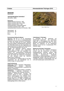1 Krebse Artensteckbriefe Thüringen 2010