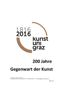 Infos - Kunstuniversität Graz