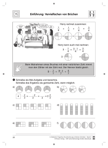 Einführung: Vervielfachen von Brüchen