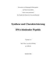 Synthese DNA-bindender Peptide - Publications at Bielefeld University