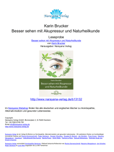 Karin Brucker Besser sehen mit Akupressur und