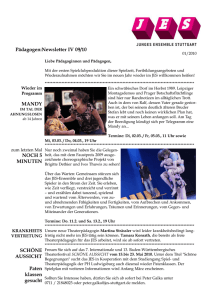 newsletter_IV 0910 - LAG TheaterPädagogik