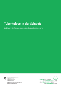 Tuberkulose in der Schweiz