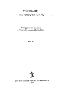 Herausgegeben vom Konstanzer Arbeitskreis für mittelalterliche