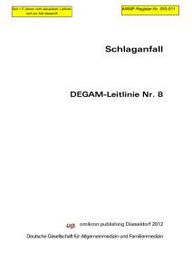 Schlaganfall