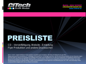 CITECH World - CD Herstellung Wien
