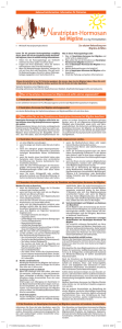 Beipackzettel Naratriptan-Hormosan bei Migräne 2,5