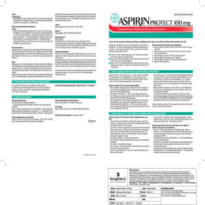 AspirinProtect 100mg Gebrauchsinformation Stand 20.02.09