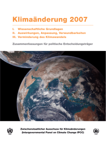 Klimaänderung 2007