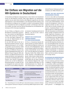 Der Einfluss von Migration auf die HIV