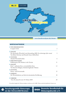 Ukraine-Analyse Nr. 51 - Länder