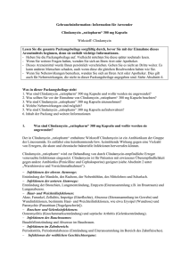 Information für Anwender Clindamycin „ratiopharm“ 300 mg Kapseln