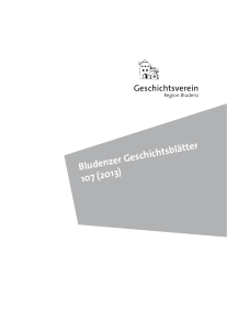 Bludenzer Geschichtsbl&auml;tter 107
