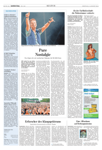 Saarbrücker Zeitung vom 07.08.2016
