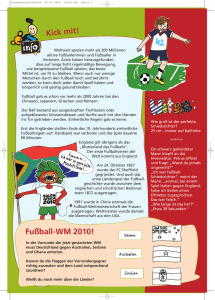 Kick mit! Fußball-WM 2010!