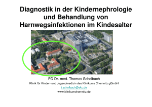 Skript 2011 Diagnostik in der Kindernephrologie und Behandlung
