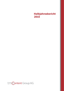 Halbjahresbericht 2015