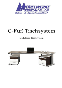 C-Fuß Tischsystem