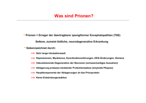 Was sind Prionen?