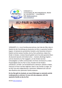 AU-PAIR in MADRID