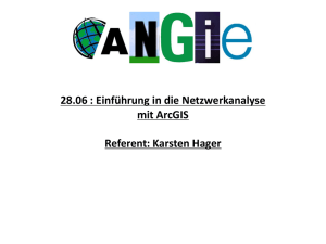 Netzwerkanalysen in ArcGIS