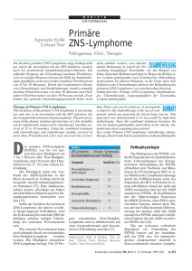 Primäre ZNS-Lymphome - Deutsches Ärzteblatt