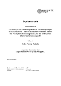 Diplomarbeit - E-Theses