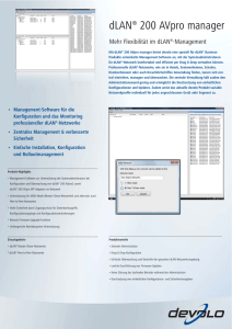 dLAN® 200 AVpro manager