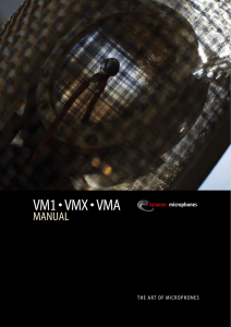 VM1 • VMX • VMA - Brauner Microphones