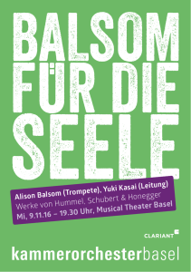 Balsom für die Seele - Kammerorchester Basel