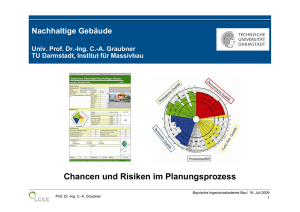 Vortrag Prof. Dr.-Ing. Carl-Alexander Graubner „Nachhaltiges