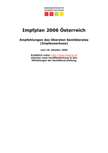 Impfplan 2006