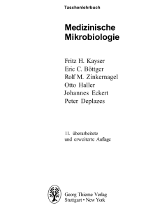 Medizinische Mikrobiologie