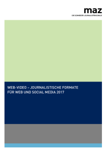 WEB-Video 2017 - MAZ - Die Schweizer Journalistenschule