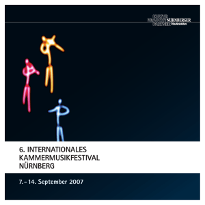 6. internationales kammermusikfestival nürnberg