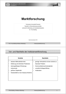 Marktforschung