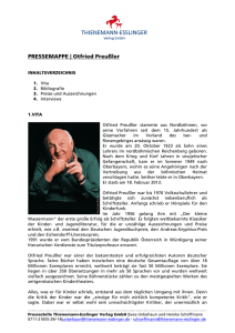 PRESSEMAPPE | Otfried Preußler - Thienemann