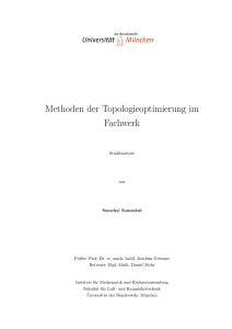 Methoden der Topologieoptimierung im Fachwerk