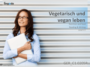 Vegetarisch und vegan leben